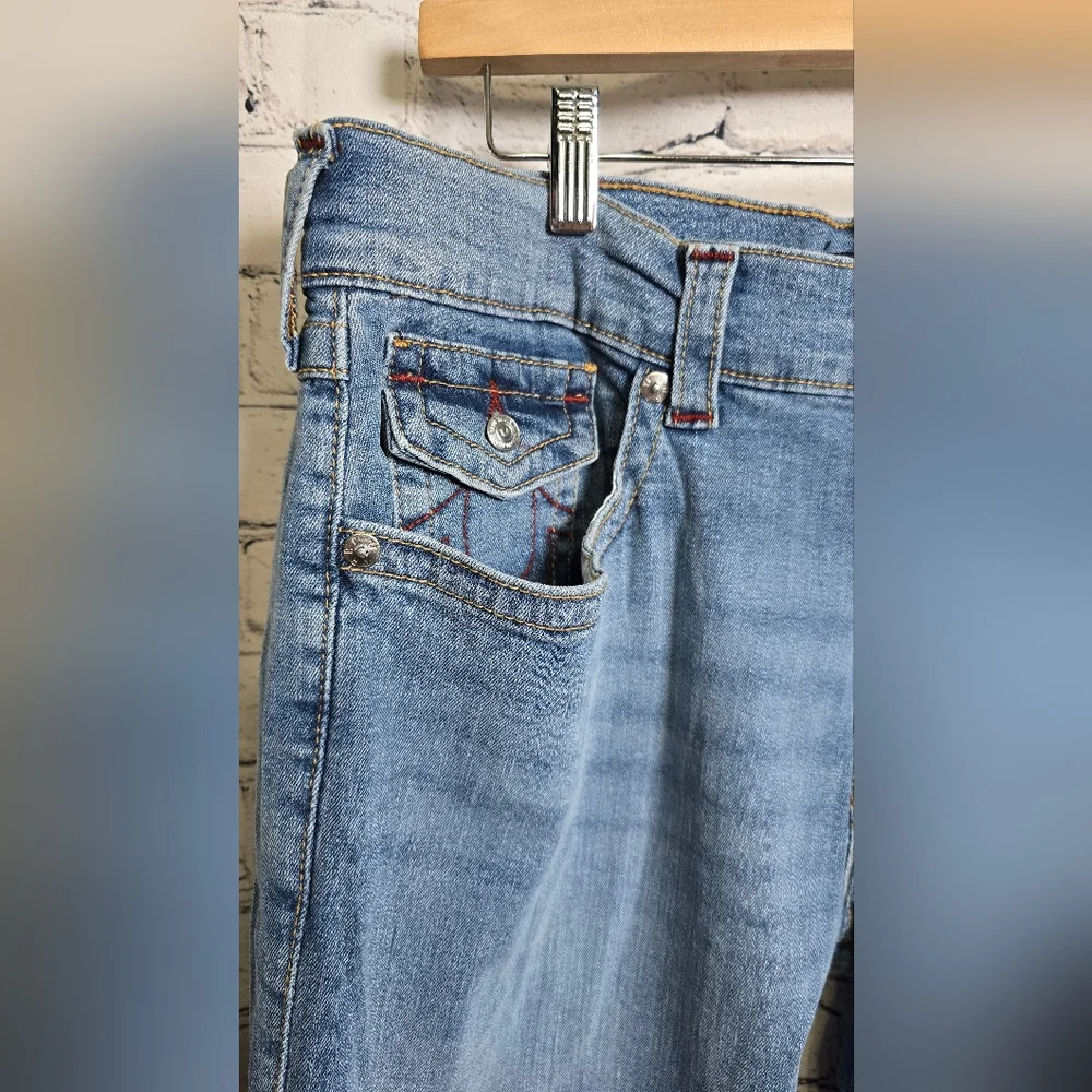 True Religion Men's Ricky Relaxed Straight‎ Jeans Size 36